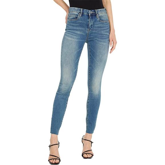 Blank NYC The Great Jones Medium Wash High Rise Skinny Jeans - Picture 1 of 12